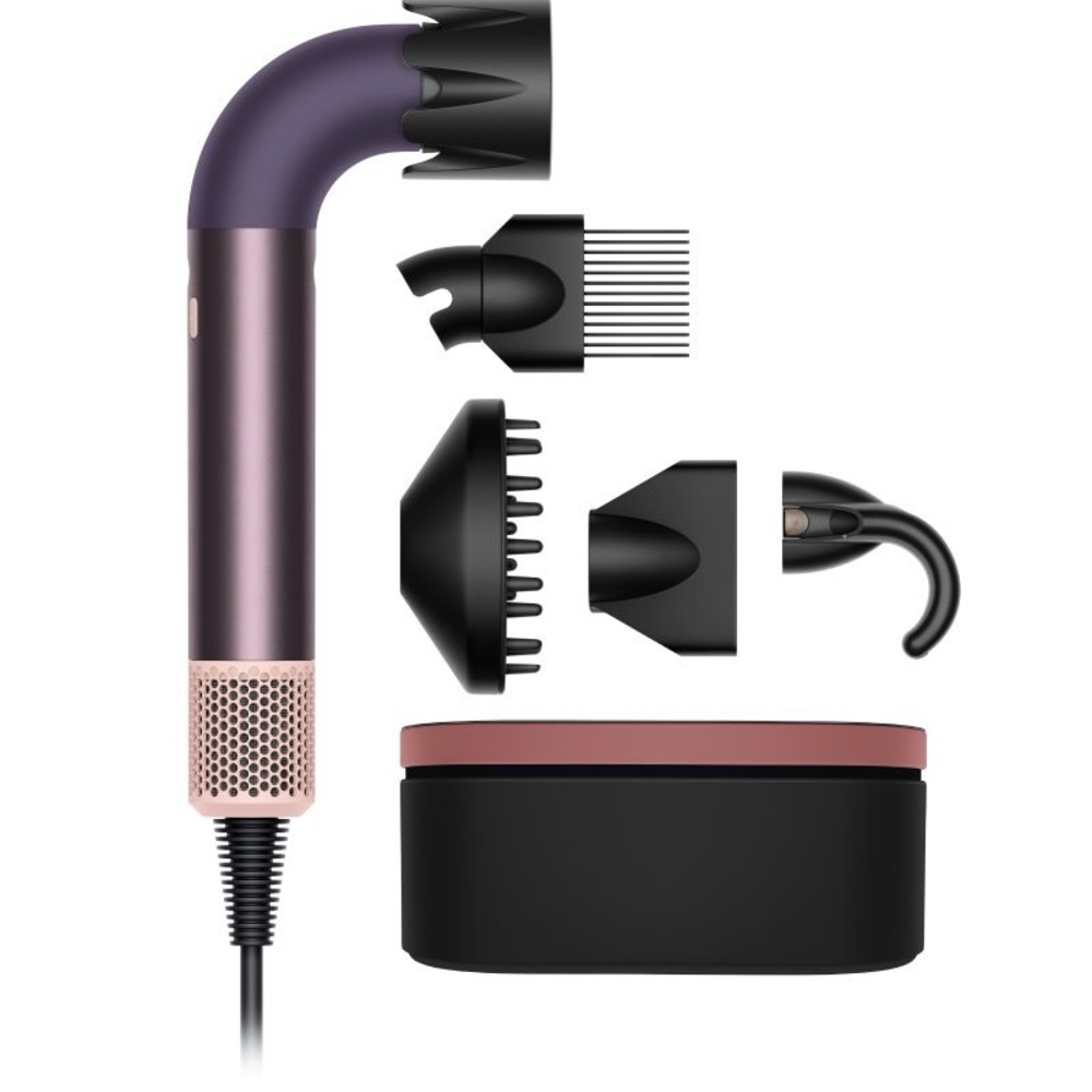 Dyson Supersonic Hair Dryer with Attachments in Jasper Plum